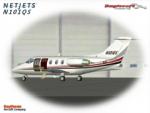 NetJets Raytheon Hawker 400XP registration N101QS