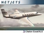 FSX/FS2004 Cessna Citation Excel XLS - NetJets USA (N695QS)
