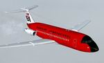 FS2004
                  BAC One-Eleven 200 Braniff Red Textures only