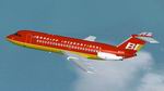 FS2004                   BAC One-Eleven 203 Braniff 1970 Red/Aztec Gold Textures only.