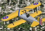 FS2000
                  Boeing P-12D pursuit plane