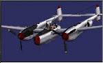 Fictional
            repaint of the default CFS2 P-38F