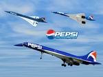 FS2004/FSX Concorde Pepsi Textures