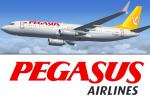 FSX Boeing 737-800 Pegasus Airlines Textures
