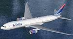 FS2004/FSX Boeing 777-200 Delta Airlines 