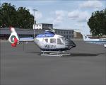 FS2004/FSX EC-135 Polizei Sachsen Passat 1 + 2 Photoreal Texture Only