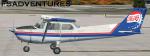 Cessna 172 Skyhawk Pepsi Textures