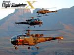 FSX Alouette III Splashscreen