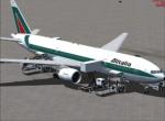 FSX Boeing 777-200/ER Alitalia Textures