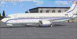 Default Boeing 737-800: G-RGHD Private Livery Blue Stripes Textures