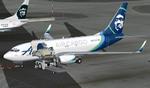 Boeing 737-700F Alaska Air Cargo.