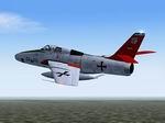 FS2004 Republic F-84F / RF-84F Thunderstreak.