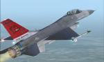 FS2004/FSX  F-16 Arkansas Razorback Textures