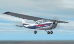 Cessna Skyhawk Red/Blue Textures