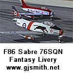 F86 Sabre 76SQN RAAF 50th Fantasy Textures