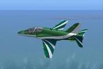 FS2004
                  BAE Hawk Set Royal 'Saudi Hawks' Air Force Display Team Textures
                  only