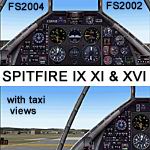 FS2004/2002                    Panel Specific to Spitfire IX XI and XVI: 