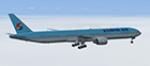 FSX/FS2004 Korean Air Boeing 777-300 (HL7533) Textures