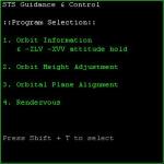 STS Guidance MFD for Orbiter 2010