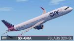 FSlabs A321-SL SKY Express Textures