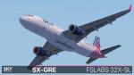 FSLabs A320-SL (SX-GRE) SKY Express Textures