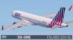 FSLabs A320-SL (SX-GRE) SKY Express Textures
