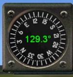 Magnetic Compass gauge with selectable DIGITAL display