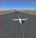 Rutan Quickie aircraft mission