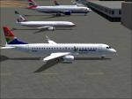 FSX/FS2004 Embraer E-190 SA Airlink ZS-YAA Textures