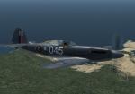 FSX/FS2004 Seafire F Mk 46 WW2 fighter