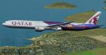 FS2004 Qatar B777-300(ER) FC Barcelona Livery