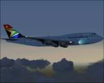 South
                  African Airlines Boeing B747-400.