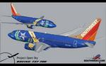 Boeing 737-700 SouthWest Airlines Nevada One