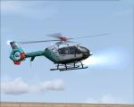 FS2004/FSX EC135 Polizei Rheinland-Pfalz Sperber 1 + 2 Photoreal Texture