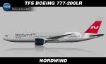 FS9/FSX AI TFS Boeing 777-200LR Nordwind  Textures