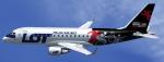 FS2004/FSX Embraer 175 LOT-Polish Airlines SP-LIB Herbalife Ironman