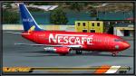 Boeing 737-200 AEROGAL "Nescafe livery"