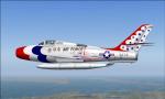 FS2004 F-84F USAF Thunderbird Textures