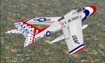 FS2004 F-84F USAF Thunderbird Textures