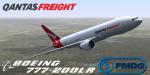 PMDG Boeing  777F Qantas Freight  (Fictional) Textures 