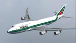 FSX PMDG Boeing 747-400 Alitalia Textures