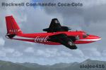 Rockwell Commander 685 Coca Cola Textures