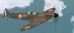 FSX A2A Spitfire MkI-II French Air Force 1940 Textures 