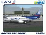 LAN Airlines (Operated by AIRES) Boeing 737-7Q8W (HK-4694)