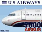 US Airways NC "7000th Airbus" Airbus A321-231 (N552UW)