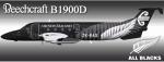 AI Beechcraft 1900D Eagle Airways / Air New Zealand link 'All Blacks' (ZK-EAG) Textures