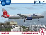 JetBlue Airbus A320-232 'Boston Red Sox theme' (N605JB)