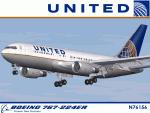 UNITED Post Merger Livery Boeing 767-224/ER (N76156)