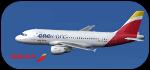 FS2004/FSX Iberia "Oneworld" Airbus A319-111 (EC-KHM)