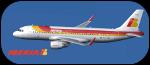 FS2004/FSX Iberia Airbus A320-216 (EC-LXQ)